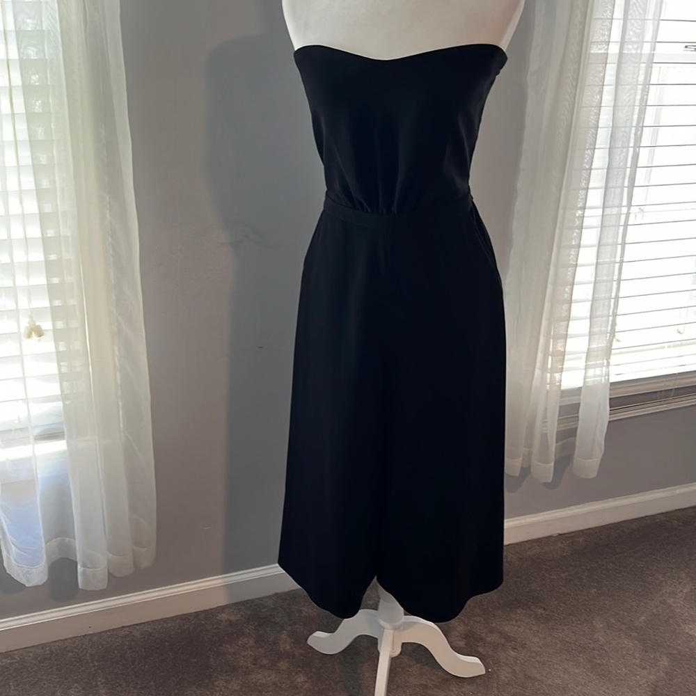 Elizabeth & James Eri Strapless Wide-Leg Jumpsuit